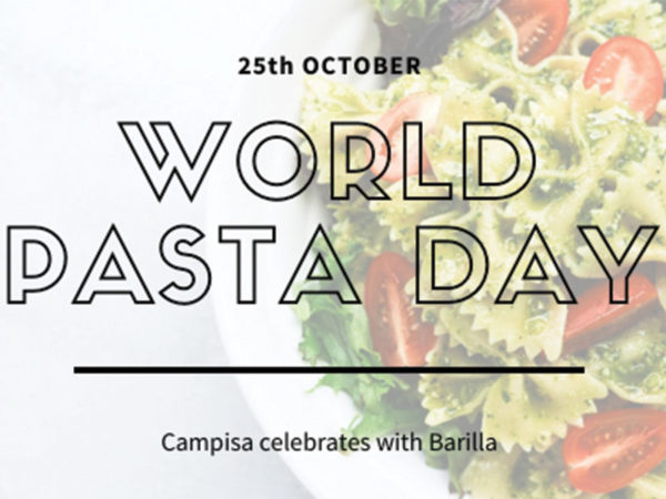World Pasta Day. Campisa at lunch break with Barilla.